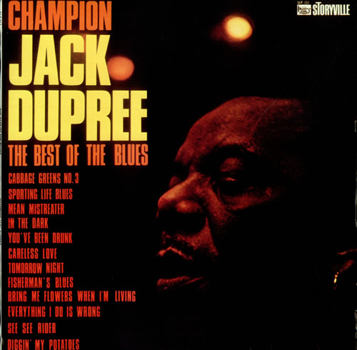Champion Jack Dupree The Best Of The Blues vinyl LP album (LP record) UK CJDLPTH532046