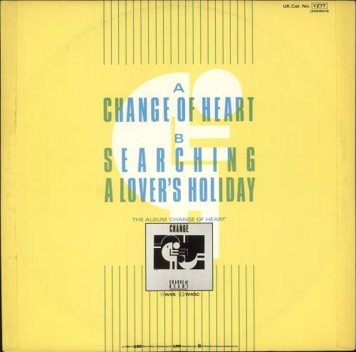 Change Change Of Heart + Sleeve 12" vinyl single (12 inch record / Maxi-single) UK CNG12CH746591