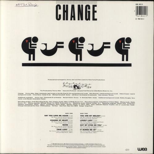 Change Change Of Heart vinyl LP album (LP record) UK CNGLPCH780025