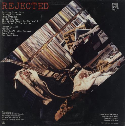 Channel Three Rejected vinyl LP album (LP record) Canadian IZDLPRE864038