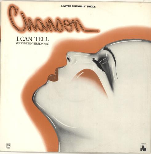 Chanson I Can Tell 12" vinyl single (12 inch record / Maxi-single) UK 8CH12IC703853