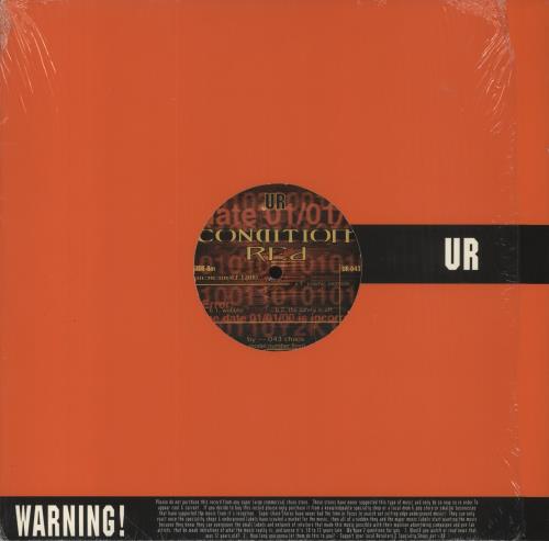 Chaos [Electro] Condition Red 12" vinyl single (12 inch record / Maxi-single) US 63A12CO853734