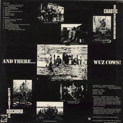 Chaotic Dischord Fuck Religion, Fuck Politics, Fuck The Lot Of You! - EX vinyl LP album (LP record) UK C7ILPFU870887