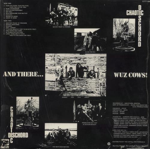 Chaotic Dischord Fuck Religion, Fuck Politics, Fuck The Lot Of You! vinyl LP album (LP record) UK C7ILPFU865280