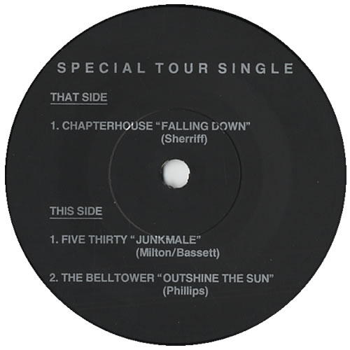 Chapterhouse Falling Down - Tour Single 7" vinyl single (7 inch record / 45) UK CHO07FA269067
