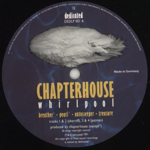 Chapterhouse Whirlpool-VG vinyl LP album (LP record) UK CHOLPWH799231