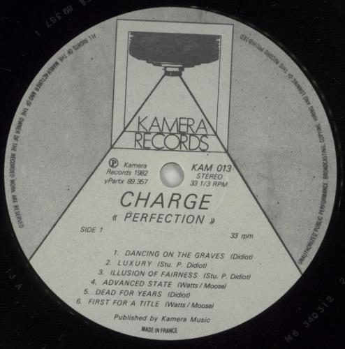 Charge Perfection vinyl LP album (LP record) UK IHDLPPE795200