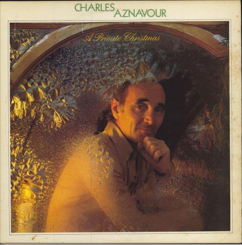 Charles Aznavour A Private Christmas vinyl LP album (LP record) UK AZNLPAP783194
