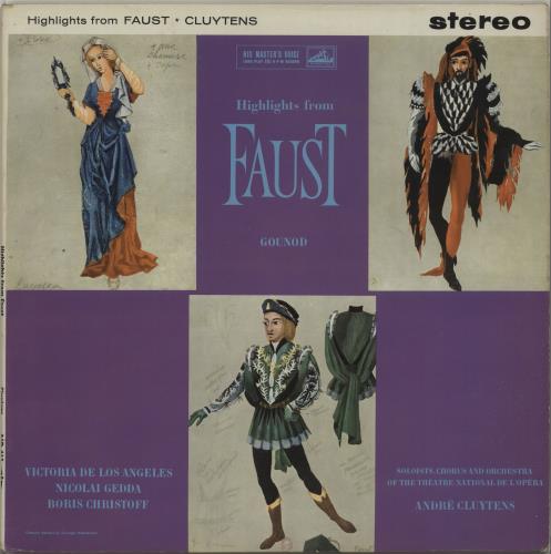 Charles Gounod Highlights From Faust vinyl LP album (LP record) UK GH3LPHI655769