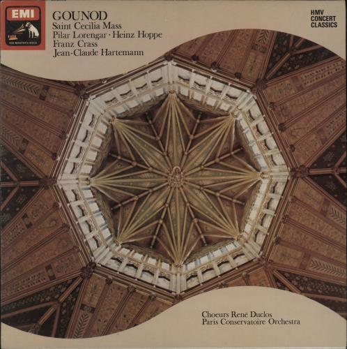 Charles Gounod Saint Cecilia Mass vinyl LP album (LP record) UK GH3LPSA893596