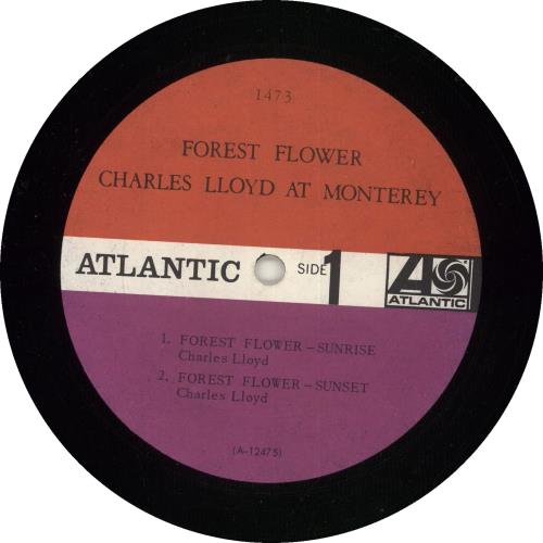 Charles Lloyd Forest Flower vinyl LP album (LP record) US C~LLPFO726161