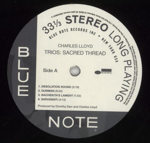 Charles Lloyd Trios: Sacred Thread vinyl LP album (LP record) US C~LLPTR868195