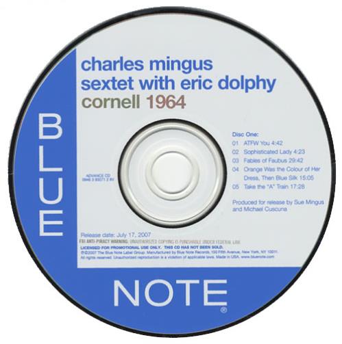 Charles Mingus Cornell 1964 2 CD album set (Double CD) US CA82CCO432725