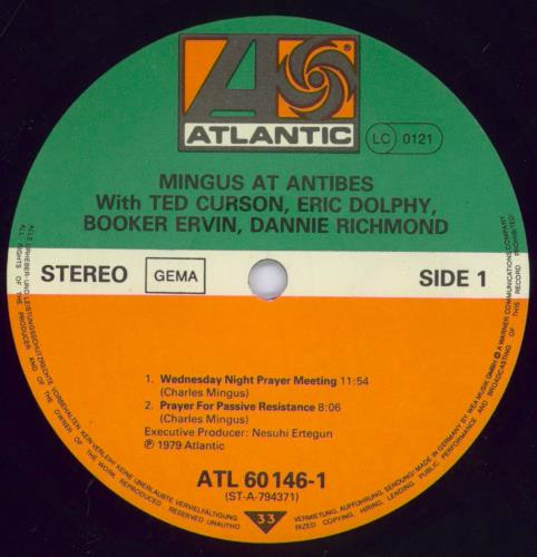 Charles Mingus Mingus At Antibes 2-LP vinyl record set (Double LP Album) German CA82LMI831241