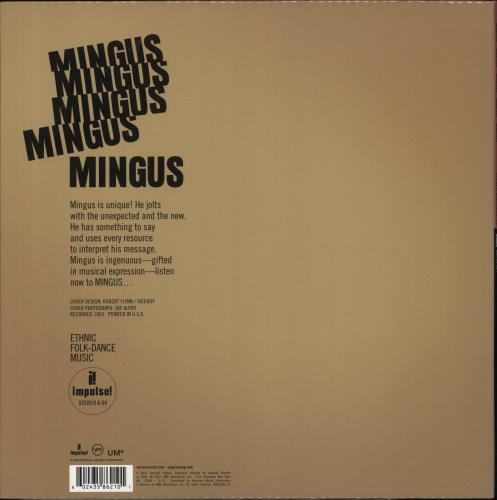 Charles Mingus Mingus, Mingus, Mingus, Mingus, Mingus - 180gm Vinyl vinyl LP album (LP record) UK CA8LPMI843003