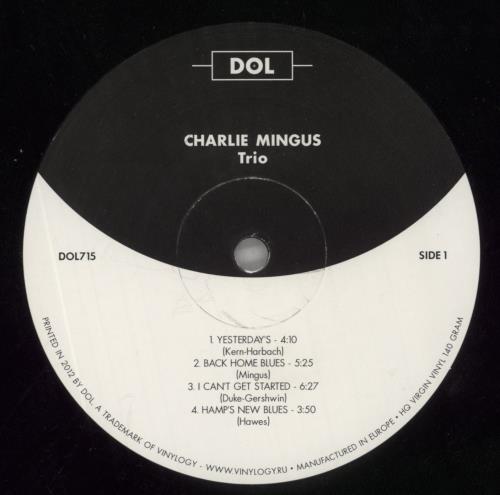 Charles Mingus Trio - EX vinyl LP album (LP record) UK CA8LPTR863461