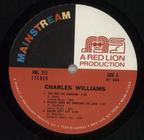 Charles Williams Charles Williams vinyl LP album (LP record) US 7KALPCH878792