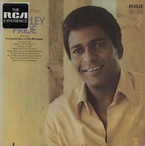 Charley Pride A Sunshiny Day With Charley Pride vinyl LP album (LP record) US PR1LPAS758249