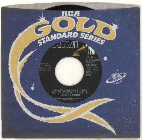 Charley Pride Crystal Chandeliers 7" vinyl single (7 inch record / 45) US PR107CR704697