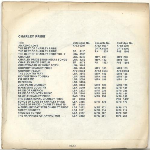 Charley Pride Help Me Make It Through The Night 7" vinyl single (7 inch record / 45) UK PR107HE704676