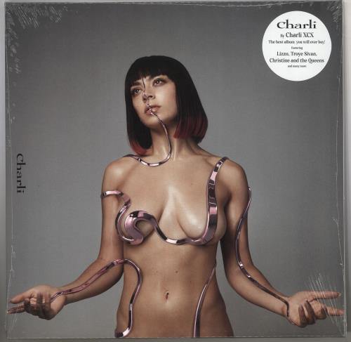 Charli XCX Charli - Clear Vinyl - Sealed 2-LP vinyl record set (Double LP Album) UK F7I2LCH729748