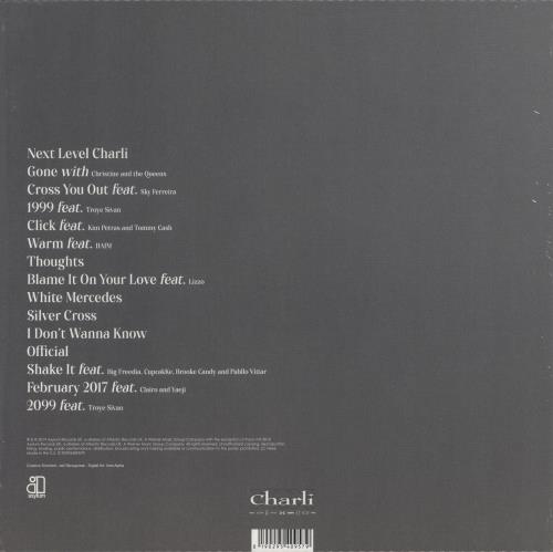 Charli XCX Charli - Clear Vinyl - Shrink 2-LP vinyl record set (Double LP Album) UK F7I2LCH882382