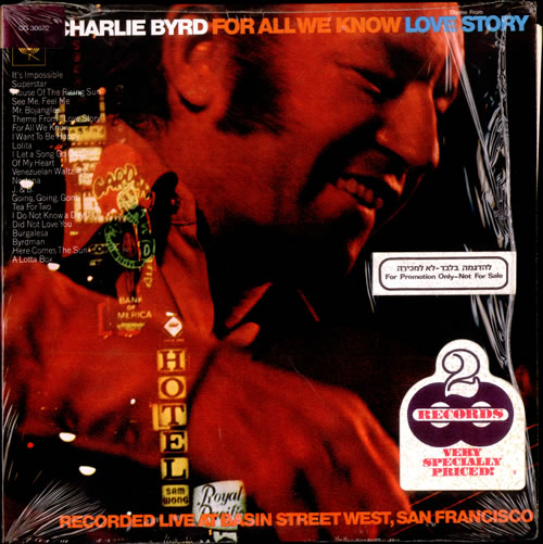 Charlie Byrd For All We Know 2-LP vinyl record set (Double LP Album) US BY02LFO509554