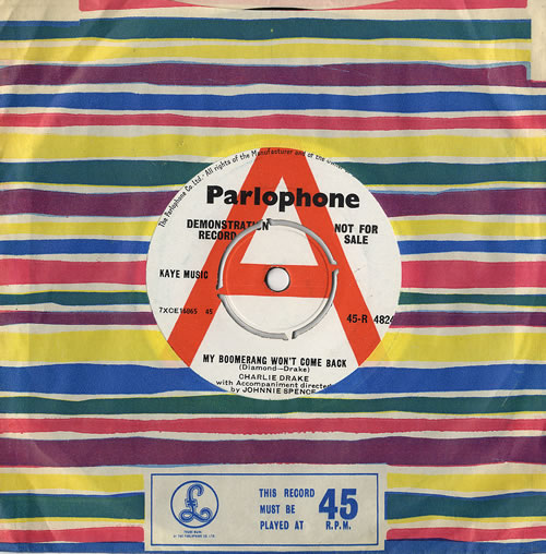 Charlie Drake My Boomerang Won't Come Back 7" vinyl single (7 inch record / 45) UK 1CD07MY480676