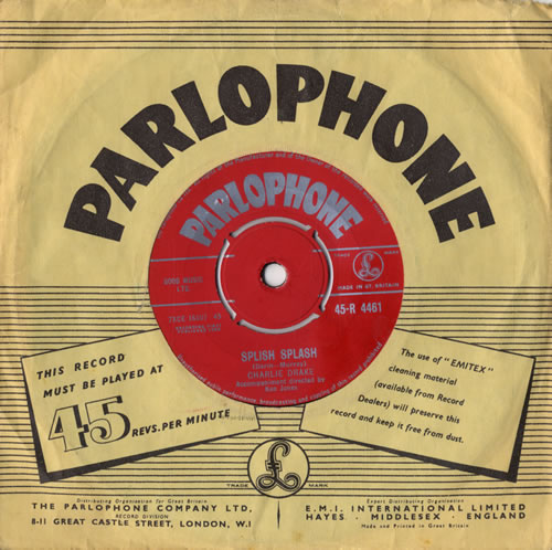 Charlie Drake Splish Splash 7" vinyl single (7 inch record / 45) UK 1CD07SP578765
