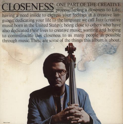 Charlie Haden Closeness vinyl LP album (LP record) Japanese CH0LPCL873363