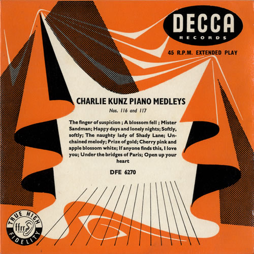 Charlie Kunz Piano Medleys Nos. 116 And 117 7" vinyl single (7 inch record / 45) UK KUN07PI548503