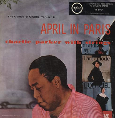 Charlie Parker April In Paris vinyl LP album (LP record) US CIKLPAP364096