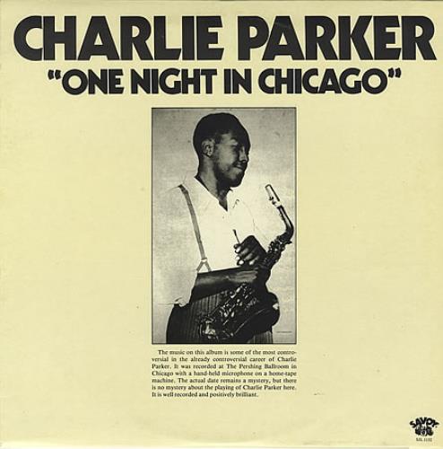 Charlie Parker One Night In Chicago vinyl LP album (LP record) Italian CIKLPON403131
