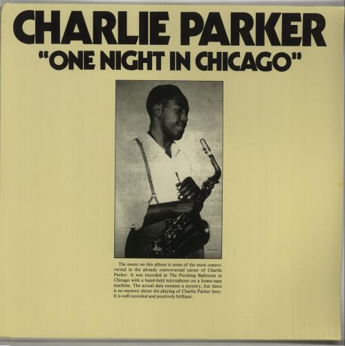 Charlie Parker One Night In Chicago vinyl LP album (LP record) German CIKLPON669768