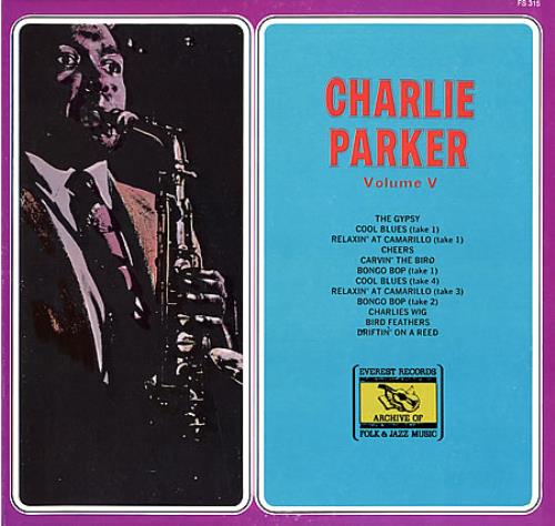 Charlie Parker Volume V vinyl LP album (LP record) US CIKLPVO363444