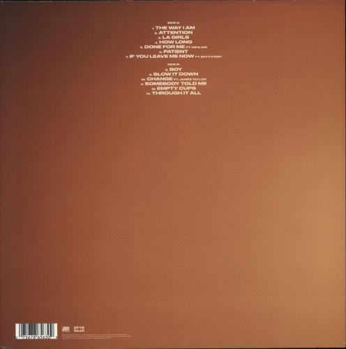 Charlie Puth Voicenotes vinyl LP album (LP record) US I0ALPVO881440