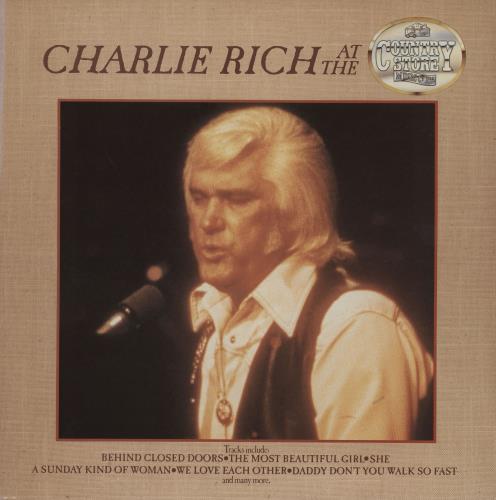 Charlie Rich At The Country Store vinyl LP album (LP record) UK CB3LPAT759328