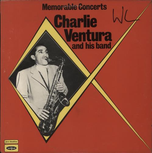 Charlie Ventura Memorable Concerts - Test Pressing vinyl LP album (LP record) UK VNULPME838628