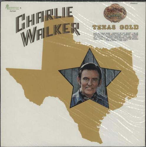 Charlie Walker Texas Gold - Green Vinyl vinyl LP album (LP record) US H9ALPTE644682