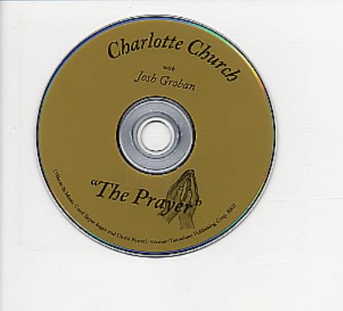 Charlotte Church The Prayer CD single (CD5 / 5") US URHC5TH252549