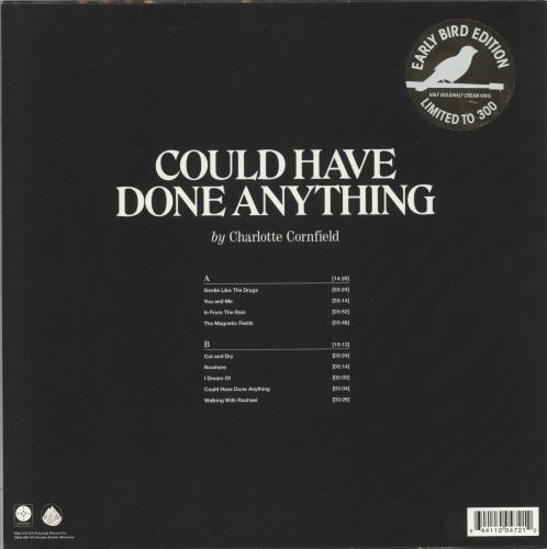 Charlotte Cornfield Could Have Done Anything - Gold & Cream Split Vinyl vinyl LP album (LP record) US 9JOLPCO871460