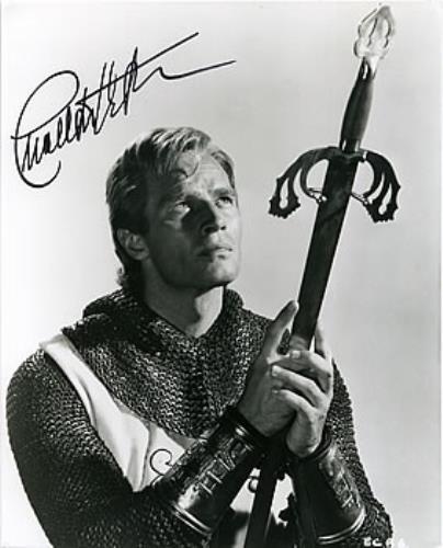 Charlton Heston Autographed Publicity Photograph photograph UK CH2PHAU285318
