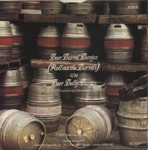 Chas & Dave Beer Barrel Banjos (Roll Out The Barrels) 7" vinyl single (7 inch record / 45) UK C+D07BE715313