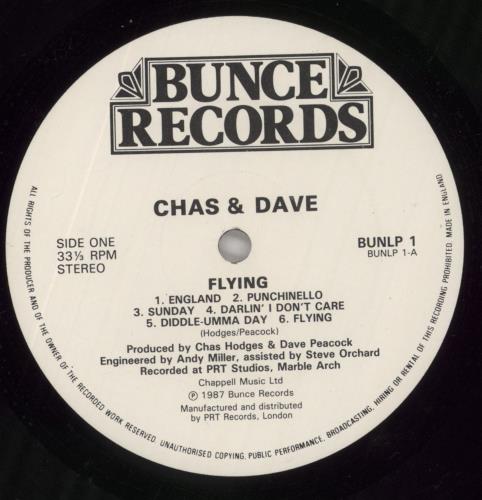 Chas & Dave Flying vinyl LP album (LP record) UK C+DLPFL498096