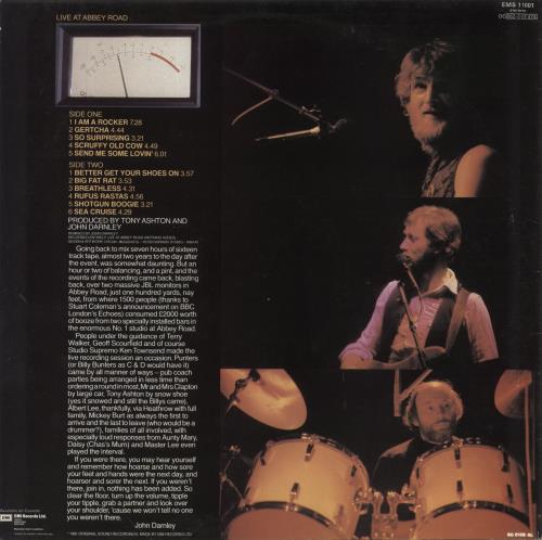 Chas & Dave Live At Abbey Road vinyl LP album (LP record) UK C+DLPLI624936