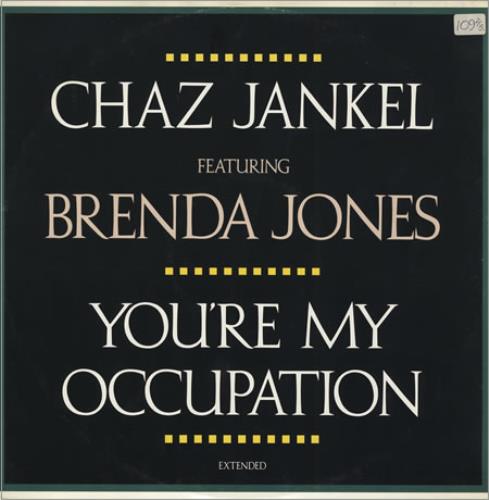 Chas Jankel You're My Occupation 12" vinyl single (12 inch record / Maxi-single) UK CF312YO392923