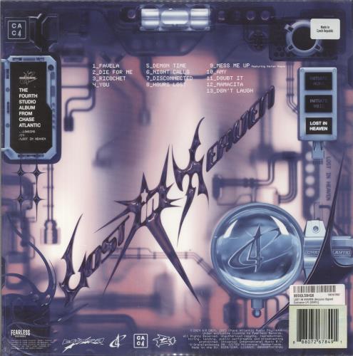 Chase Atlantic Lost in Heaven - Black & Cream Vinyl + Autographed Art Card - Sealed vinyl LP album (LP record) US 8IDLPLO873571