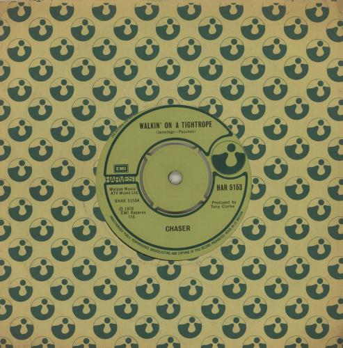 Chaser Walkin' On A Tightrope 7" vinyl single (7 inch record / 45) UK E6H07WA684710