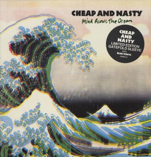 Cheap & Nasty Mind Across The Ocean - Blue Vinyl 12" vinyl single (12 inch record / Maxi-single) UK CNN12MI373689