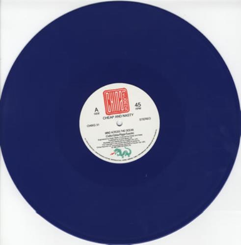 Cheap & Nasty Mind Across The Ocean - Blue Vinyl 12" vinyl single (12 inch record / Maxi-single) UK CNN12MI373689